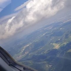 Flugwegposition um 14:02:09: Aufgenommen in der Nähe von Gemeinde Bürg-Vöstenhof, 2630, Österreich in 2453 Meter